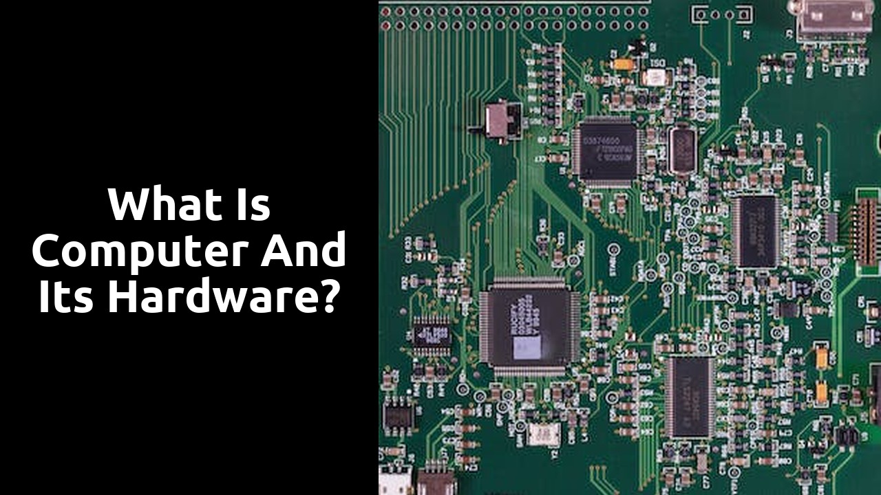 What is computer and its hardware?
